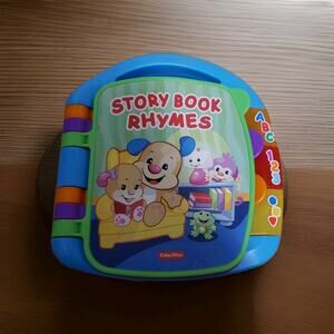 Fisher Price Laugh and Learn Story Book Rhymes Lights Sounds Tested And Works